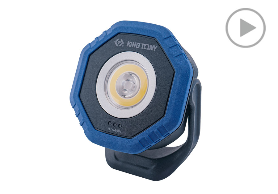 Foco de Bolsillo Doble Luz con Carga Inalámbrica (800 Lúmenes)  KING TONY  9TA44W