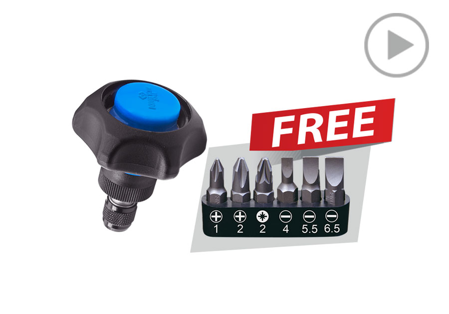 7件式 1/4" BIT迷你型棘輪掌心雷組  KING TONY  P2746