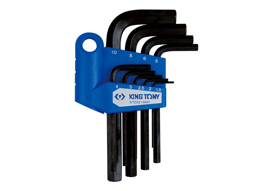 9 PC. Hex Key SetblackKING TONYST20219MY