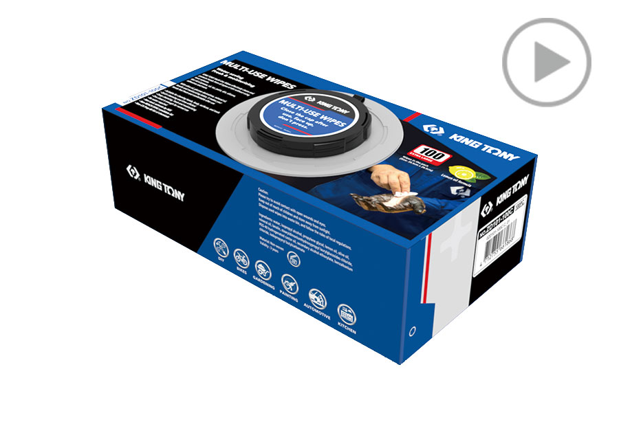 100片万用擦拭纸巾  KING TONY  ZD101-100C