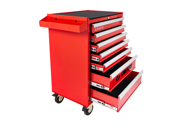 7 Drawers Risk-Free Tool Trolley-KING TONY-87434-7G