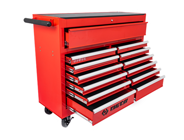 13 Drawers Ball Bearing Type Tool Trolley-KING TONY-87435-13B