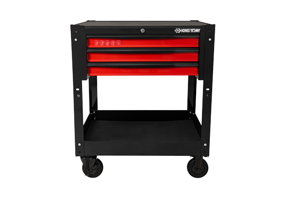 3 Drawers Tool Trolley Cart-KING TONY-87446-3B-KR
